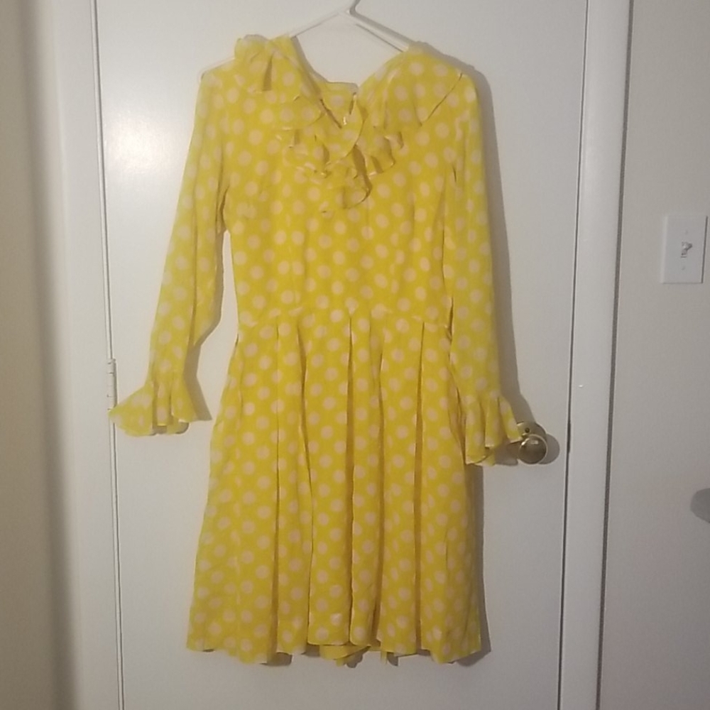 Hand made yellow dress
